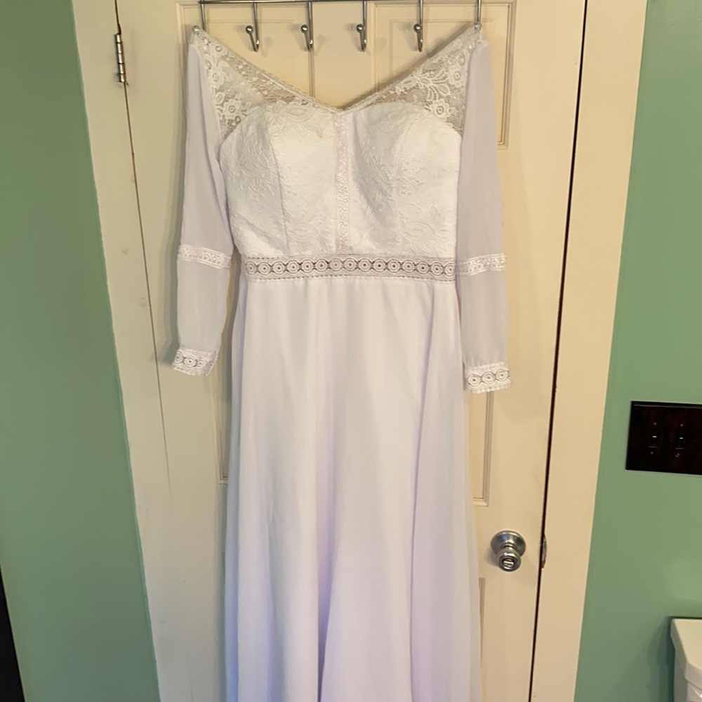 Custom made wedding dress size 16
